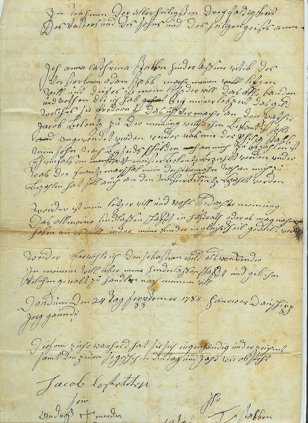 Staub Family Source Records and Other Research Notes